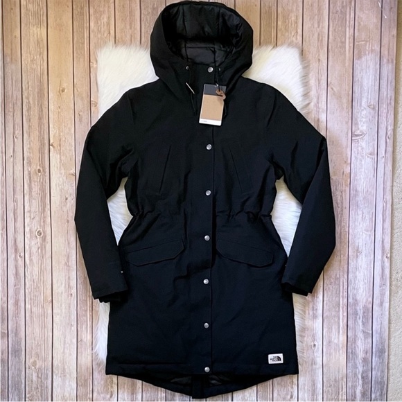 The North Face Women’s Snow Down Waterproof Parka In Black - Picture 2 of 11